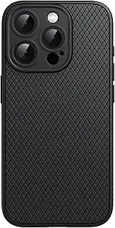 JETech Grip Case for iPhone 15 Pro 6.1-Inch, Soft TPU Slim Fit Protective Phone Cover with Camera Lens Full Protection, Shockproof (Black Titanium)