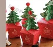 Candy Gift Apple Gift Cupcakes Dessert Pack Box Christmas Tree Xmas Bags Bellx15