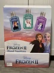 Lot 72 Disney Frozen II Hand Sanitation W Case Display Elsa Anna Olaf