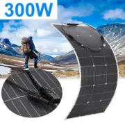 300W Flexible Solar Panel 12V Mono RV Caravan Camping Portable Battery Charging