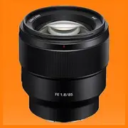 Sony FE 85mm F1.8 Black Lens - Brand New