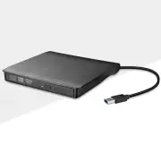 Slim External DVD CD RW Drive USB 3.0 Writer Burner Player Black For Laptop PCzJ