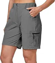 [ChinFun] Men's 8" Running Shorts Quick Dry Breathable Athletic Workout Shorts with Pockets