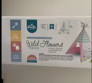 Pacific Play Tents Kids Wildflowers Cotton Canvas Teepee