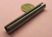 420 Stainless Steel, Slotted Roll Spring Pin, 1/2" Dia x 3 1/4" Length, 1 Unit