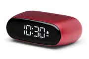 Lexon Minut Mini Alarm Clock - Red