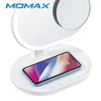 在飛比找momo購物網優惠-【Momax】Q.Led Mirror 化妝鏡&無線充電&藍