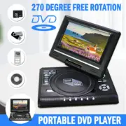 7.8 inch Portable DVD Player Swivel Screen w/ TV Function Car Charger Gamepad FM