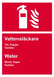 [Namly Design] Sticker - Water Fire Extinguisher