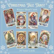 Christmas Tale tarot cards deck. 78 tarot cards.