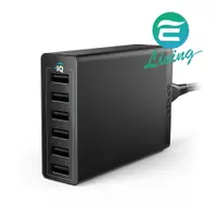 在飛比找樂天市場購物網優惠-Anker PowerPort6 6孔USB充電器 (黑色)