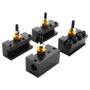 2X CNC Lathe Tool Holder Change Tool Post Cutter Holder Screw Kit Set4531