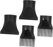 Professional Blow Dryer Diffuser Attachment 4pcs Set Universal Hair Dryer Nozzle for Styling Plastic for Home