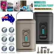 Mini Electric Air Pump Inflator Pump Deflator Pump USB Rechargeable Camping VH