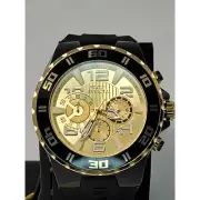 Invicta Pro Diver Gold-tone Dial Black Silicone Men's Watch 37756