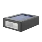 LED Solar Wall Light Waterproof Outdoor Garden Porch Sconce Lamp (Warm)