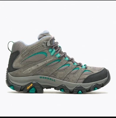 Merrell Womens Moab 3 Mid Suede Waterproof Ankle Hiking Boots Shoes Sz 7.5 NEW