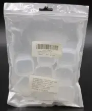 SATINIOR 8 Pcs Clear Plastic Beads Storage Containers| Clear Pill Box