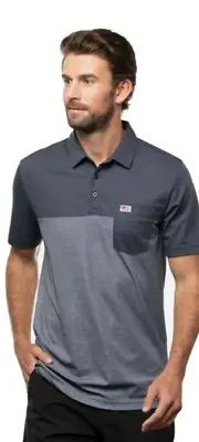NWT Travis Mathew Prestige Performance BBQ Boys Golf Polo Shirt Mens Small