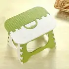 Toddler Foldable Stool Plastic Step Portable Lightweight Folding with Handle