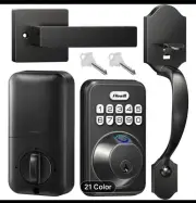 Zowill Digital Smart Lock Deadbolt w/ Handle, Matte Black