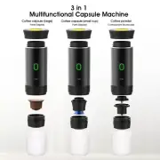 Portable Electric Espresso Coffee Maker USB Rechargeable for Travel, Car & Home