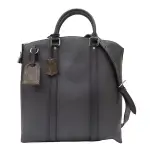 【二手名牌BRAND OFF】LOUIS VUITTON LV 路易威登【再降價】灰色 皮革 LOCKIT CUIR OMBRE 托特包 M50460