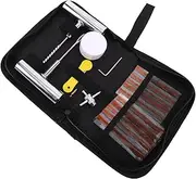 Anneome Tire Repair Tool Set for Car Patch Wrench Sealant for Quick Flat Tire Fix