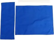 BESPORTBLE Outdoor Accessories Chair Replacement Canvas Casual Director Chair Replacement Cover Fabric Seat Back Cotton Canvas for Outdoor Patio Beach Pool Lawn Camping (Blue) Chair Outdoor