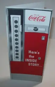 Coca-Cola 1961 Soda Bottle Cooler Brochure Vending Machine Original Flyer Coke