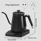 JY (3)0.8L Electric Gooseneck Kettle Intelligent Coffee Kettle With Transparent