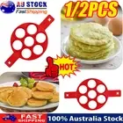 Non-Stick Silicone Pancake Maker Flip Ring Cooking Pan Kitchen Tool Egg Omelet