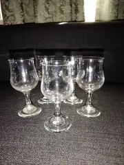 vintage sherry glasses