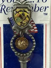 Souvenir Collector's Spoon - Myrtle Beach SC - Genuine Pewter - Sand Dollar