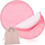 WATIIFUFU Breastfeeding Castor Oil Compress Pads 2 Pack Leakproof Film for Lactation Support Easy to Use