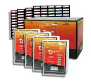 200 Ct. Taby Card™ TC2 Semi Rigid Card Holders w Grading Stickers - PSA BGS Sub
