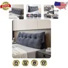 Queen Size Ergonomic Backrest Pillow with Removable Cover - Perfect for Reading