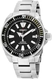 Seiko Prospex Samurai Automatic Dive 43.8mm Black Dial Watch SRPB51