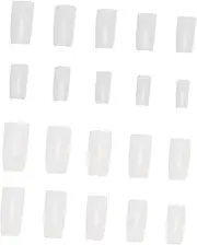 minkissy Manicure Accessories Boxes of Nail Tips Fake Nails White for Women Girls Ladies