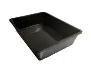 Smartlink 6PCS 7L Black Multipurpose Large Plastic Tray Plant Propagation Hydroponics Pet