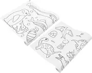 ORFOFE Boys and Girls Drawing Roll Paper Craft Set Coloring Roll for Children 3m Long Dinosaur Theme