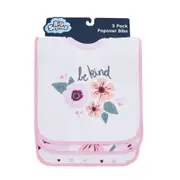 Big Softies 3 Pack Popover Bibs, Floral