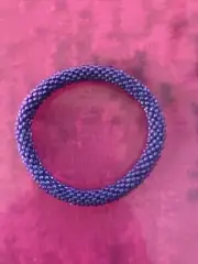 1 SET - Bracelet- Made in NEPAL - 100% Handmade seed beaded Bangle Gift