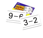 Subtraction Number Facts Kids Flash Cards – 55 Cards Teaching Resource