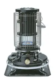 Aladdin Kerosene Oil Heater Blue Flame Black BF3912-K Retro from Japan
