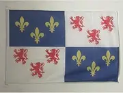Picardy Nautical Flag 18'' x 12'' - French Region of Picardie Flags 30 x 45 cm - Banner 12x18 in for Boat - AZ FLAG