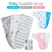 Organic Cotton Swaddle Wraps Sleep Sack Swaddle New Born Baby Boy Girl Wrap 0-3