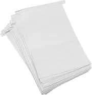 Voniecop 50 Pcs Vomit Bags White Throw Up Bags for Motion Morning Sickness and Hangovers Travel Disposable Paper Puke Bag