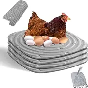 4Pcs Chicken Nesting Pads,Washable Chicken Nesting Pads,Nesting Box Pads for Chickens,for Laying Eggs,Nesting Pads for Chicken Coop,Durable Chicken Bedding for Coop, Poultry Nest Box Pads for Chickens