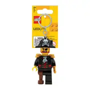 Lego Kids/Children Captain Brickbeard Key Light Minifigure Keychain Keyring 6y+